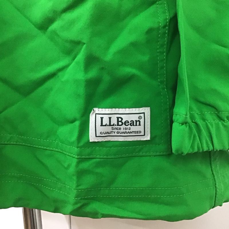 エルエルビーン L.L.Bean ジャケット、上着 ジャンパー、ブルゾン ジップアップジャケット ナイロンジャケット アウター パーカー S ロゴ、文字 緑 / グリーン /  メンズ USED 古着 中古 10110402