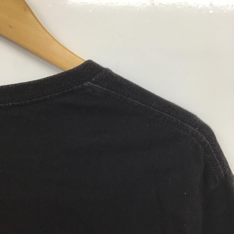 ステューシー STUSSY Tシャツ 半袖 半袖カットソー プリントTシャツ クルーネックカットソー M ロゴ、文字 黒 / ブラック /  メンズ USED 古着 中古 10148262