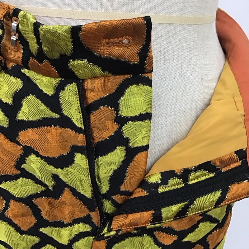 スローバイスライ THROW by SLY パンツ ワークパンツ、ペインターパンツ 030ea031-6070 GIRAFFEJACQARDTAPEREDパンツ カジュアルパンツ 0 総柄 マルチカラー / マルチカラー /  レディース USED 古着 中古 10113832