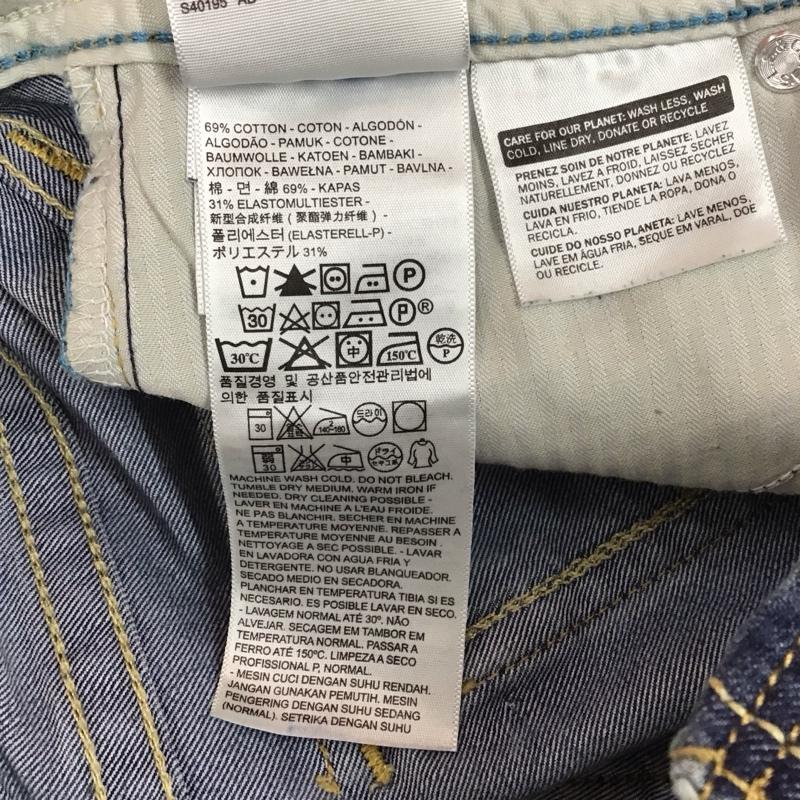 リーバイス Levi s パンツ デニム、ジーンズ W24/61cm Demi Curve 無地 水色 / ライトブルー /  レディース USED 古着 中古 10121956