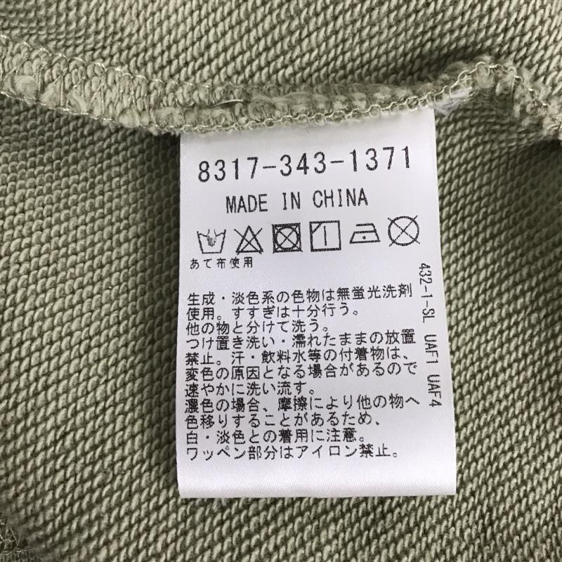 エッセンシャルズ ESSENTIALS カットソー 半袖 半袖カットソー 無地Tシャツ クルーネックカットソー L 無地 カーキ / カーキ /  メンズ USED 古着 中古 10131995