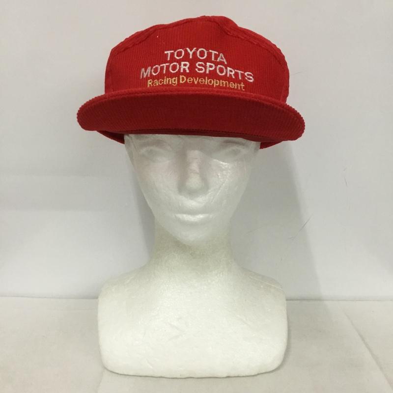 古着 USED 帽子 キャップ 90s 90年代 TOYOTA TRD トヨタ ロゴ、文字 赤 / レッド /  メンズ USED 古着 中古 10133406