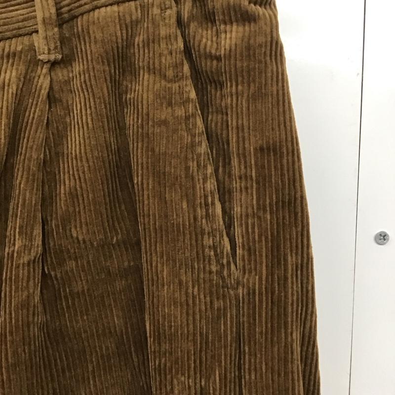 フリークスストア FREAK S STORE パンツ スラックス コーデュロイパンツ L 無地 茶 / ブラウン /  メンズ USED 古着 中古 10143351