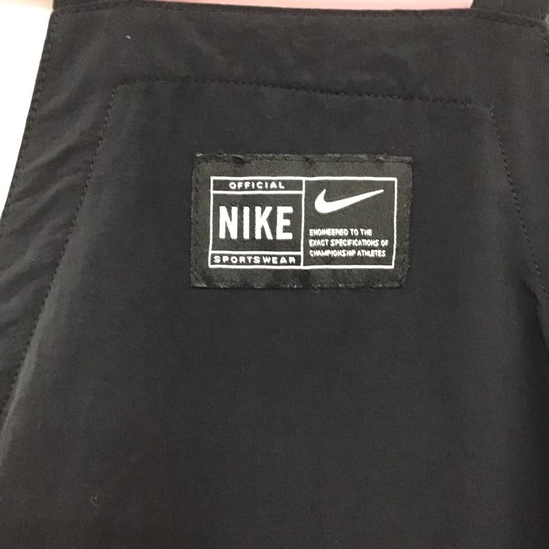 ナイキ NIKE サロペット・オーバーオール サロペット、オーバーオール DD7227-010 ユーティリティドレス オールインワン スカート XS ロゴ、文字 白 / ホワイト / X 黒 / ブラック /  ガールズ USED 古着 中古 10117505