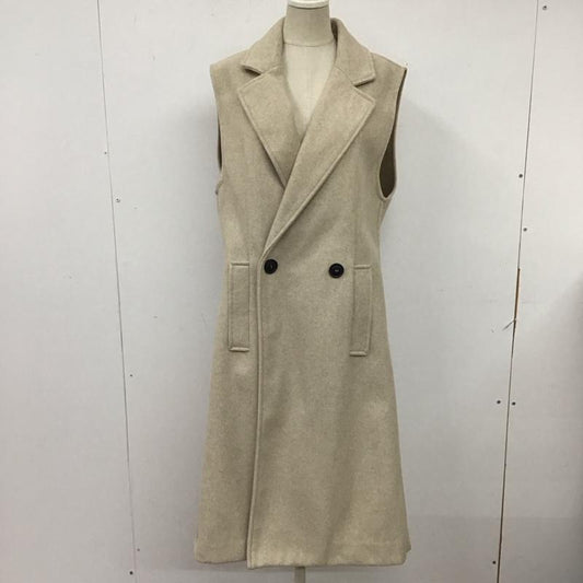 ザラ ZARA ベスト ベスト 3046 286 710 ロング ジレ XS 無地 アイボリー / アイボリー /  レディース USED 古着 中古 10116144