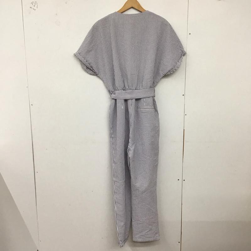 ザラ ZARA サロペット・オーバーオール サロペット、オーバーオール M ストライプ マルチカラー / マルチカラー /  レディース USED 古着 中古 10128945