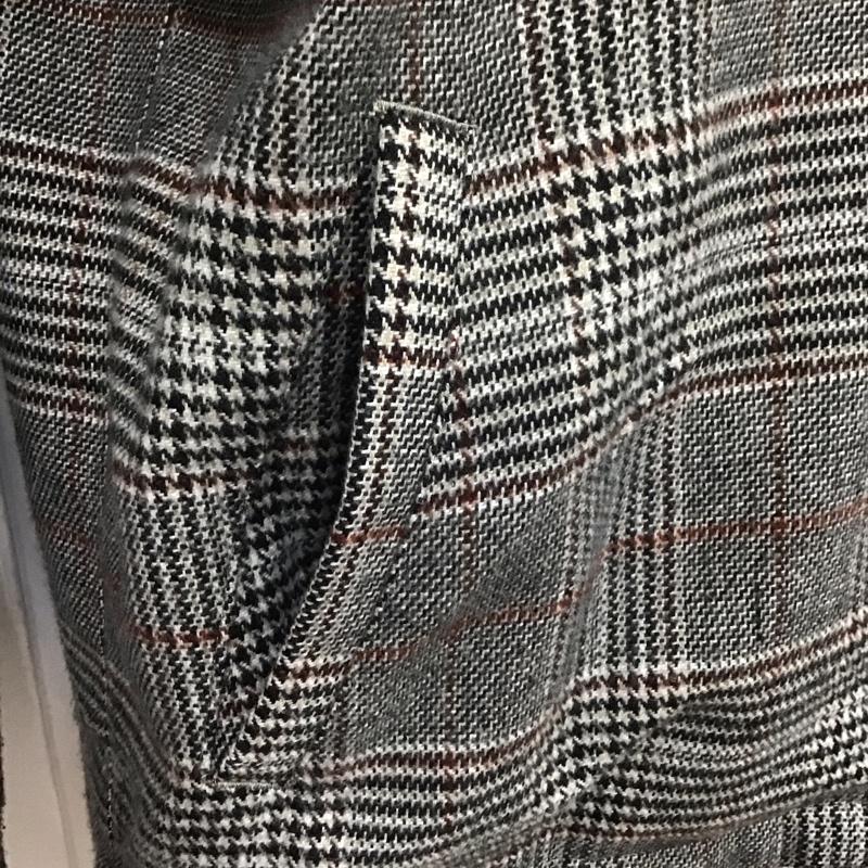 インヘリット INHERIT ジャケット、上着 ジャンパー、ブルゾン 19-011-720-6011-3-0 ジップアップ M チェック 白 / ホワイト / X 黒 / ブラック / X ベージュ / ベージュ / X 赤 / レッド /  メンズ USED 古着 中古 10118815