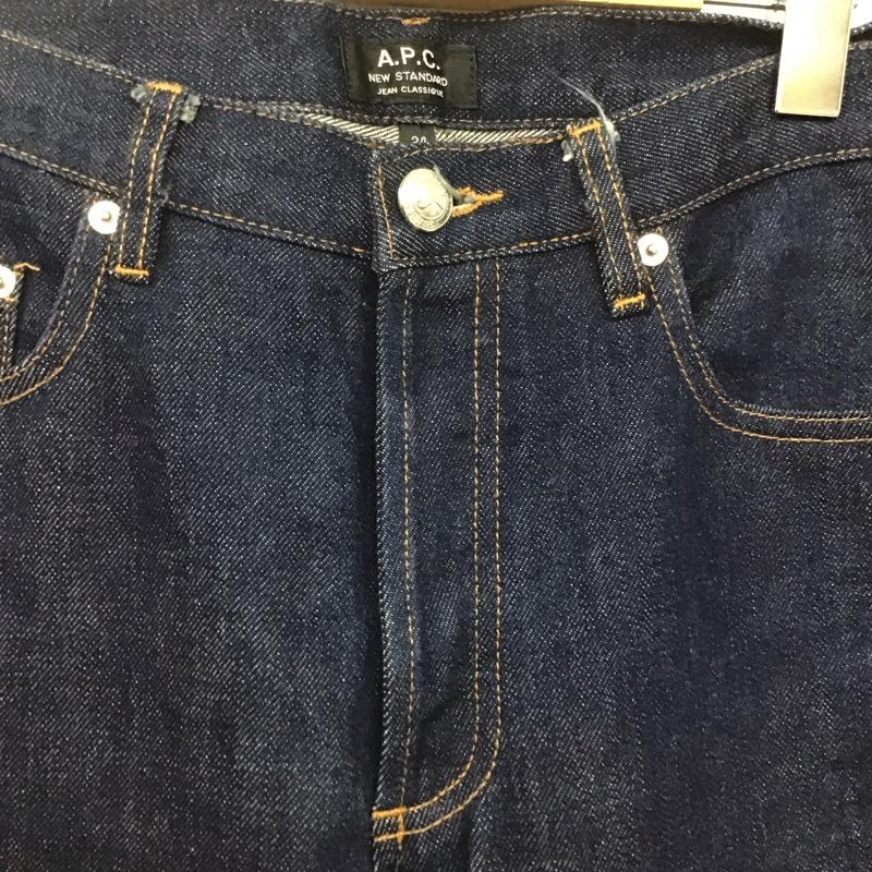 アーペーセー A.P.C. パンツ デニム、ジーンズ デニムパンツ ワイドパンツ カジュアルパンツ 34インチ 無地 インディゴ / インディゴ /  メンズ USED 古着 中古 10145354