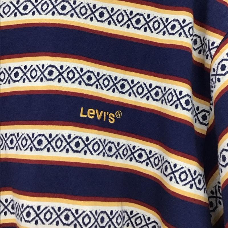 リーバイス Levi s Tシャツ 半袖 半袖カットソー プリントTシャツ クルーネックカットソー XL プリント マルチカラー / マルチカラー /  メンズ USED 古着 中古 10150134