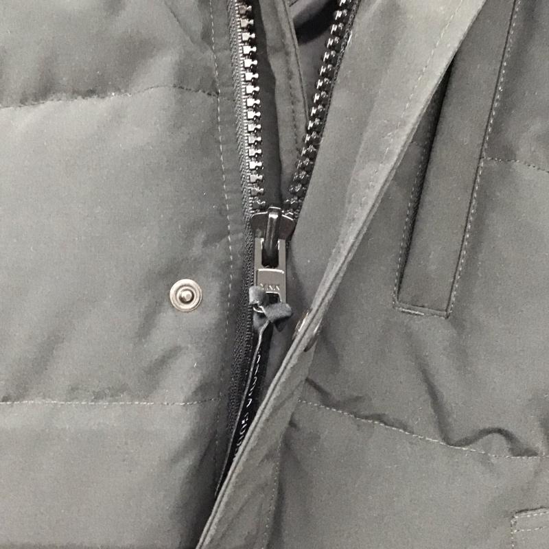 カナダグース CANADA GOOSE ジャケット、上着 ジャンパー、ブルゾン 3805ma カーソンパーカダウンジャケット アウター S ロゴ、文字 黒 / ブラック /  メンズ USED 古着 中古 10144222