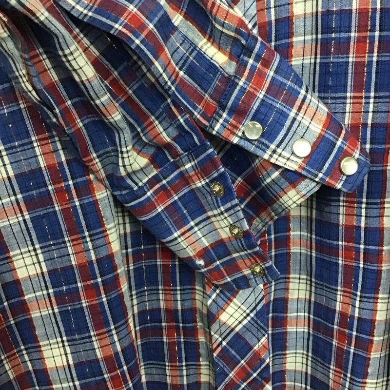 古着 USED シャツ、ブラウス 長袖 長袖シャツ チェックシャツ カラーシャツ ウエスタンシャツ チェック マルチカラー / マルチカラー /  メンズ USED 古着 中古 10139482