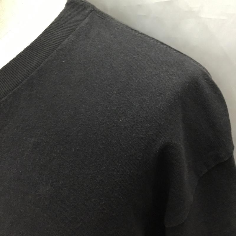 テンダーロイン TENDERLOIN Tシャツ 半袖 半袖カットソー プリントTシャツ クルーネックカットソー L ロゴ、文字 黒 / ブラック /  メンズ USED 古着 中古 10115155