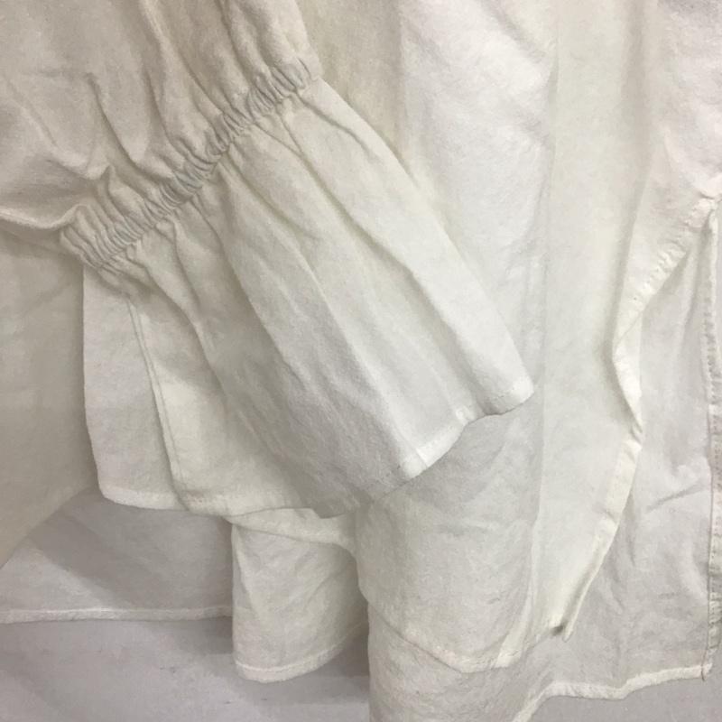 ローリーズファーム LOWRYS FARM シャツ、ブラウス 長袖 FREE 無地 白 / ホワイト /  レディース USED 古着 中古 10140343