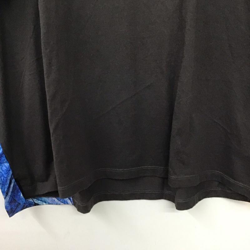 グラニフ graniph Tシャツ 半袖 半袖カットソー プリントTシャツ クルーネックカットソー XL キャラクター ダークグレー / ダークグレー /  メンズ USED 古着 中古 10145972