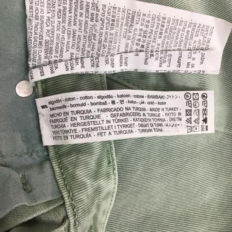 ザラ ZARA パンツ デニム、ジーンズ 6147 159 982 ハイウエスト カラーデニム 無地 薄緑 / ライトグリーン /  レディース USED 古着 中古 10109722