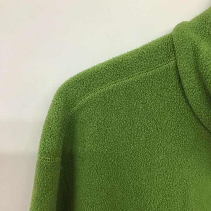 エーグル AIGLE ジャケット、上着 ジャケット、ブレザー ジップアップフリースジャケット アウター 長袖ジャケット スタンドネック L ロゴ、文字 緑 / グリーン /  メンズ USED 古着 中古 10140642