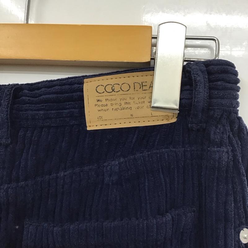 ココ ディール COCO DEAL スカート ミニスカート 2 無地 紺 / ネイビー /  レディース USED 古着 中古 10130399