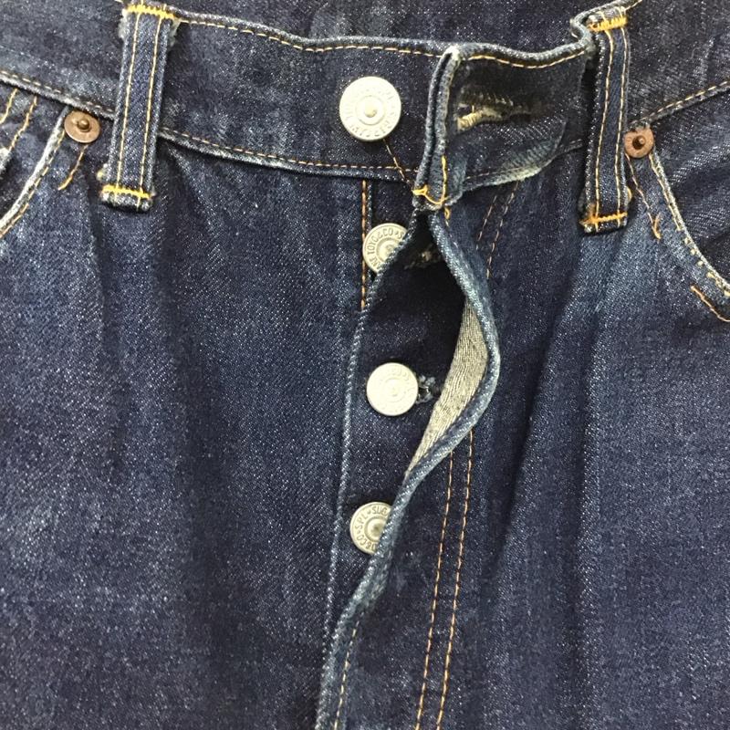 シュガーケーン SUGAR CANE パンツ デニム、ジーンズ W32 L35 ボタンフライ 32インチ 無地 インディゴ / インディゴ /  メンズ USED 古着 中古 10115881