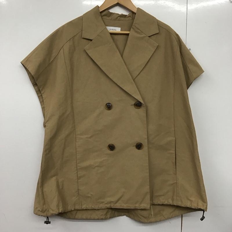 ジェマアトリエ jemma atelier ベスト ベスト 無地 ベージュ / ベージュ /  レディース USED 古着 中古 10142728