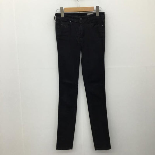 ディーゼル DIESEL パンツ デニム、ジーンズ DIESEL WASH 0832B STRETCH W25 ロゴ、文字 黒 / ブラック /  レディース USED 古着 中古 10139167