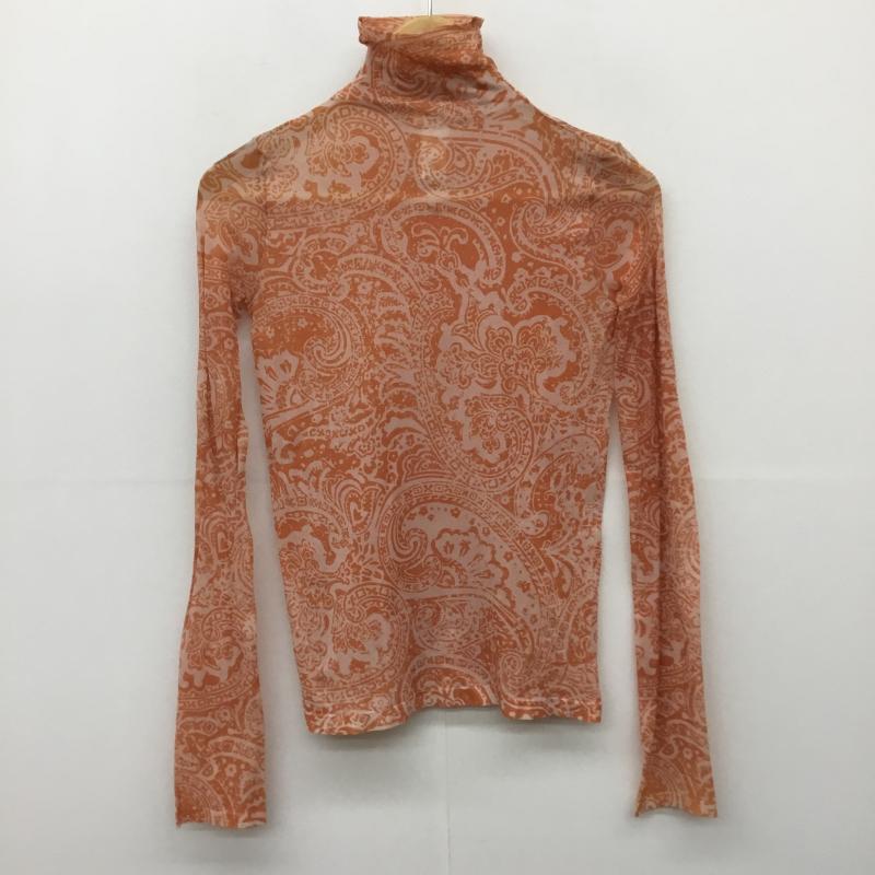 アクネストゥディオズ Acne Studios カットソー 長袖 BEAMS　シアータートルネック S ペイズリー 橙 / オレンジ /  レディース USED 古着 中古 10142217