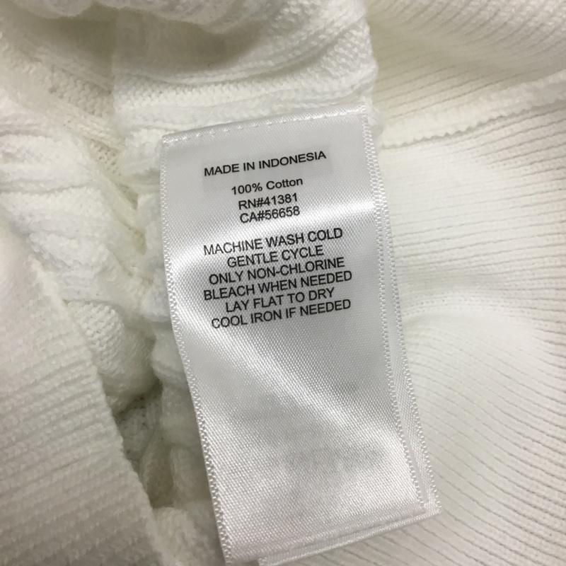 ポロラルフローレン POLO RALPH LAUREN カーディガン 長袖 長袖カーディガン 長袖カットソー ノーカラージャケット 前開カーディガン S ロゴ、文字 白 / ホワイト /  ガールズ USED 古着 中古 10116540