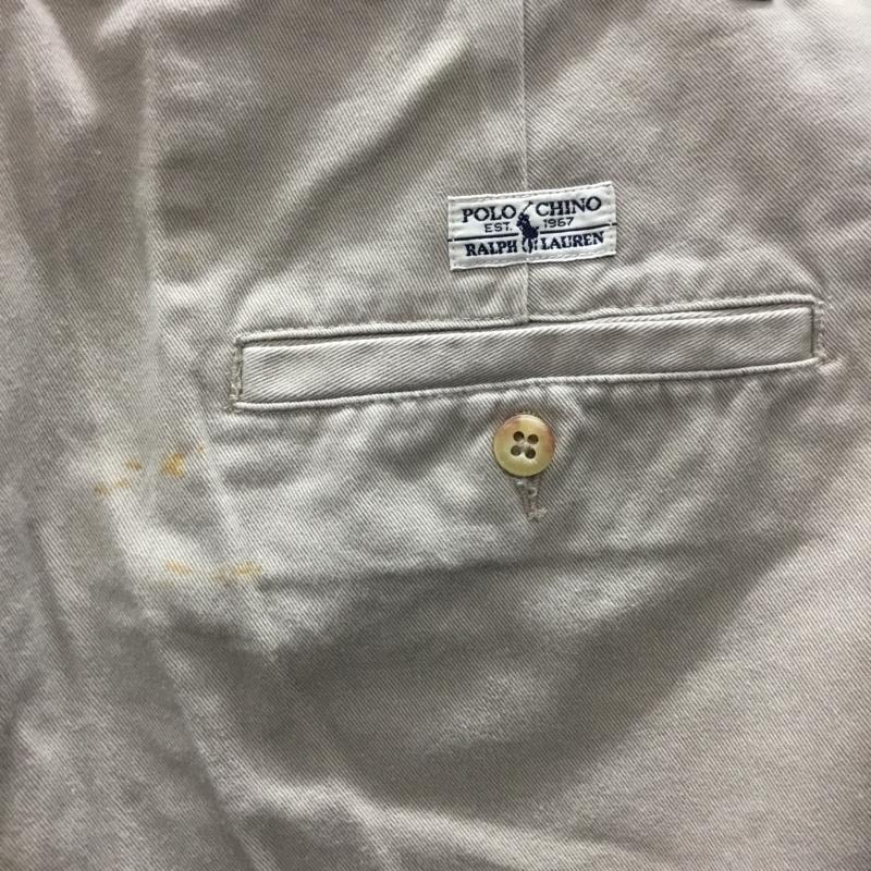 ポロラルフローレン POLO RALPH LAUREN パンツ ショートパンツ ショートパンツ ハーフパンツ カジュアルパンツ 32インチ 無地 ベージュ / ベージュ /  メンズ USED 古着 中古 10115762