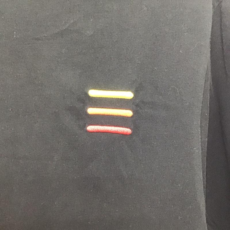 アトランティック スターズ Atlantic STARS Tシャツ 半袖 半袖カットソー プリントTシャツ クルーネックカットソー L ロゴ、文字 黒 / ブラック /  メンズ USED 古着 中古 10140314