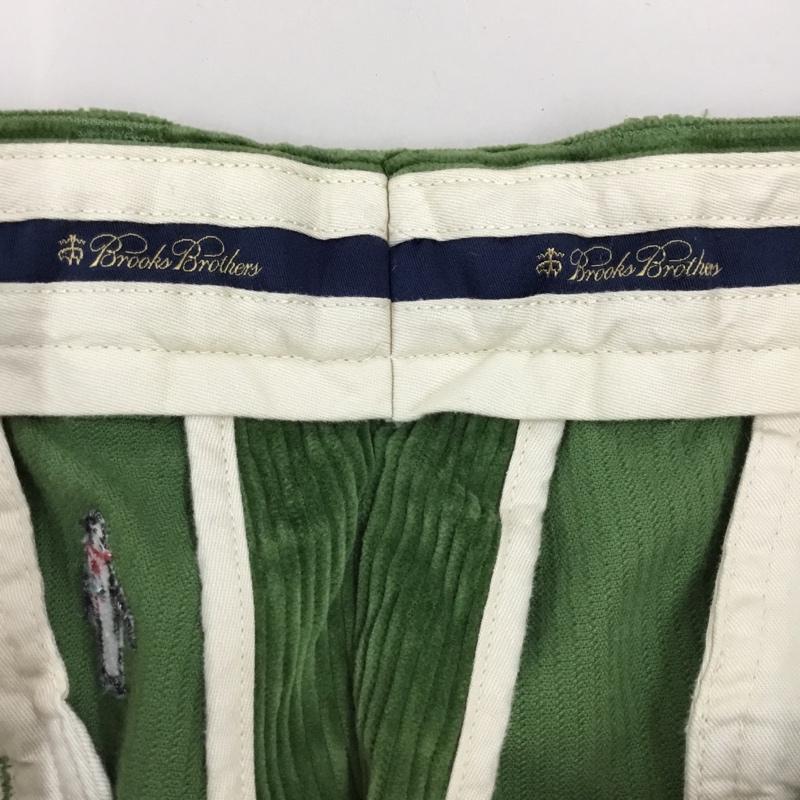 ブルックスブラザーズ BROOKS BROTHERS ボトムス ボトムス コーデュロイパンツ ペンギン 32インチ 無地 緑 / グリーン /  メンズ USED 古着 中古 10111449