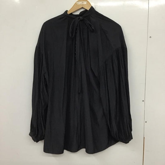 ジーナシス JEANASIS シャツ、ブラウス 長袖 JS063362SL FREE 無地 黒 / ブラック /  レディース USED 古着 中古 10134585