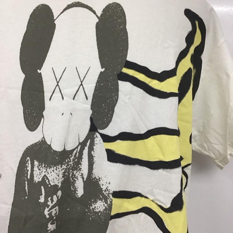 カウズ KAWS Tシャツ 半袖 半袖カットソー プリントTシャツ クルーネックカットソー L プリント マルチカラー / マルチカラー /  メンズ USED 古着 中古 10119301