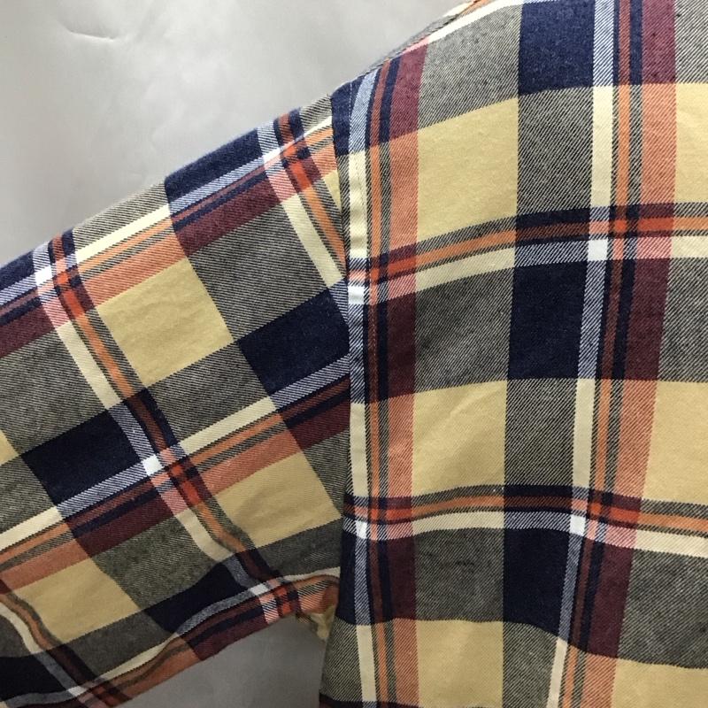 シップス SHIPS シャツ、ブラウス 長袖 111-15-0379 リラックスフィット レギュラーカラー ネルシャツ XL チェック マルチカラー / マルチカラー /  メンズ USED 古着 中古 10117023