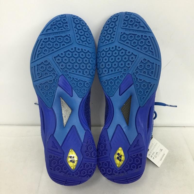 ヨネックス YONEX スニーカー スニーカー SHBA3M パワークッション エアラス3メン バドミントンシューズ 25.5cm 箱有 25.5cm ロゴ、文字 青 / ブルー /  メンズ USED 古着 中古 10147950
