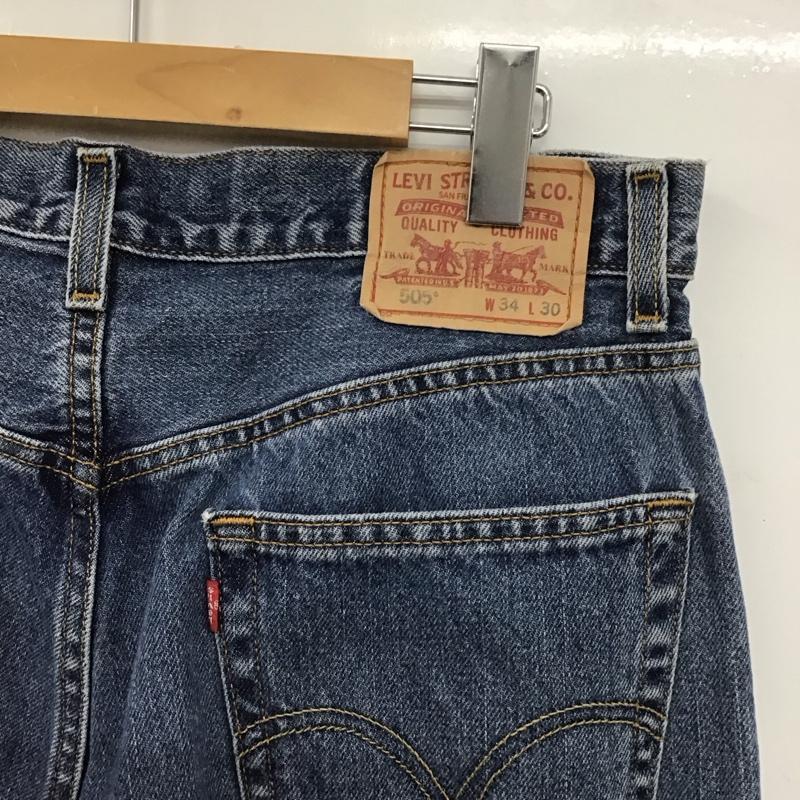 リーバイストラウスアンドコー Levi Strauss & co. パンツ デニム、ジーンズ デニムパンツ ワイドパンツ カジュアルパンツ 00s メキシコ製 34 無地 インディゴ / インディゴ /  メンズ USED 古着 中古 10148947