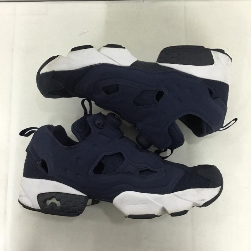 リーボック Reebok スニーカー スニーカー DV6986 INSTAPUMP FURY OG 26cm 26.0cm ロゴ、文字 紺 / ネイビー / X 白 / ホワイト /  メンズ USED 古着 中古 10145453
