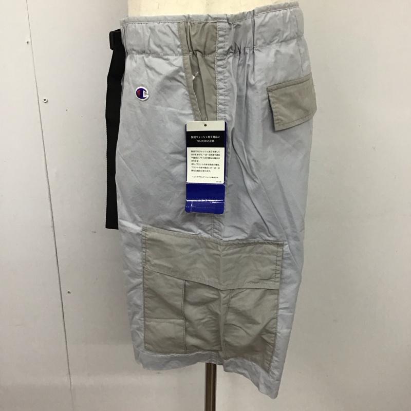 チャンピオン Champion パンツ ショートパンツ c8-r504 カーゴパンツ ショートパンツ カジュアルパンツ XL 無地 灰 / グレー /  メンズ USED 古着 中古 10114568