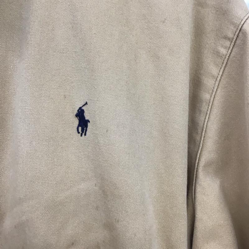 ポロバイラルフローレン Polo by RALPH LAUREN ジャケット、上着 ジャケット、ブレザー ジップアップジャケット アウター 古着 カラージャケット S ロゴ、文字 ベージュ / ベージュ /  メンズ USED 古着 中古 10134565