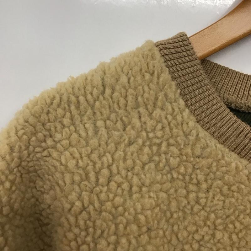 ゴーヘンプ GOHEMP カットソー 長袖 長袖フリースカットソー プルオーバー M 無地 ベージュ / ベージュ /  メンズ USED 古着 中古 10142399