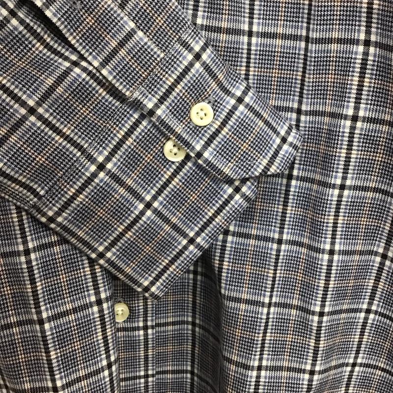 ランバン LANVIN シャツ、ブラウス 長袖 長袖シャツ チェックシャツ カラーシャツ ボタンダウンシャツ L チェック マルチカラー / マルチカラー /  メンズ USED 古着 中古 10145261