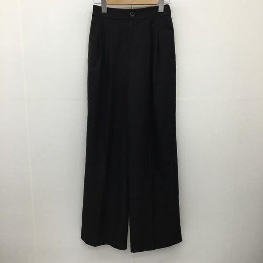 スナイデル SNIDEL パンツ スラックス SWFP215124 0 無地 黒 / ブラック /  レディース USED 古着 中古 10138287
