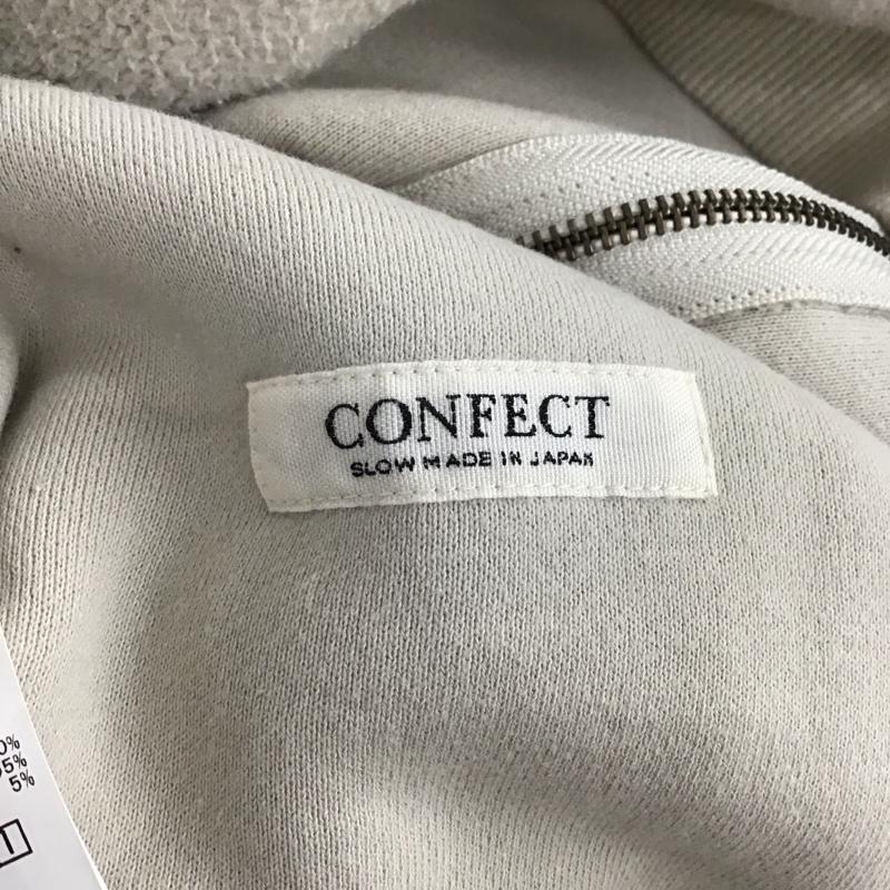 コンフェクト CONFECT ジャケット、上着 ジャンパー、ブルゾン 02244-0041 ジャケット ジップアップ 4 無地 アイボリー / アイボリー /  メンズ USED 古着 中古 10150365