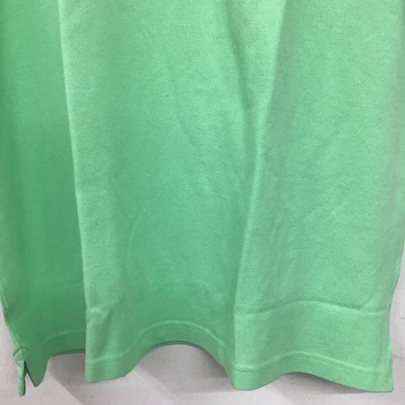 ランズエンド LANDS END ポロシャツ 半袖 半袖ポロシャツ カラーシャツ 半袖カットソー XL 無地 緑 / グリーン /  メンズ USED 古着 中古 10143255