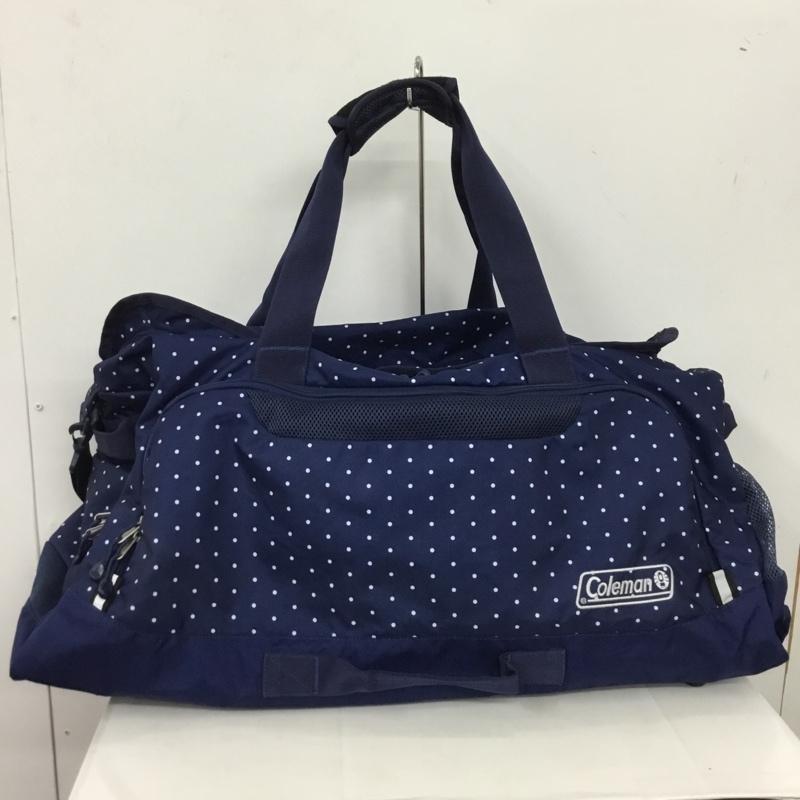 コールマン Coleman ボストンバッグ ボストンバッグ 旅行バッグ ドット 紺 / ネイビー /  メンズ USED 古着 中古 10149837