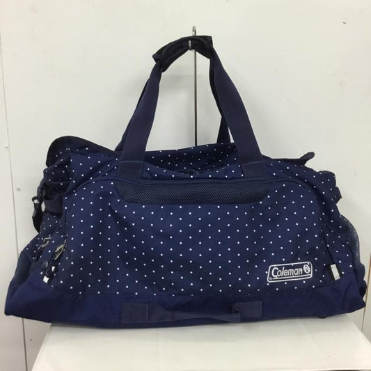 コールマン Coleman ボストンバッグ ボストンバッグ 旅行バッグ ドット 紺 / ネイビー /  メンズ USED 古着 中古 10149837