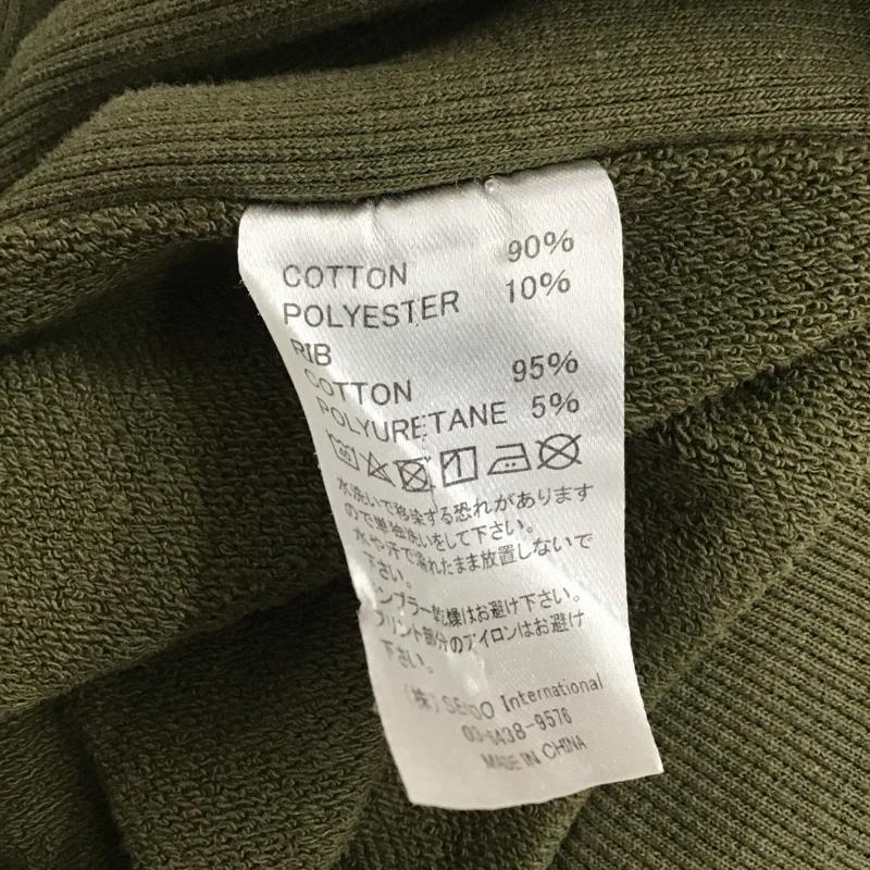 メルヴィンス MLVINCE パーカー 長袖 XL プリント X ロゴ、文字 カーキ / カーキ /  メンズ USED 古着 中古 10145766