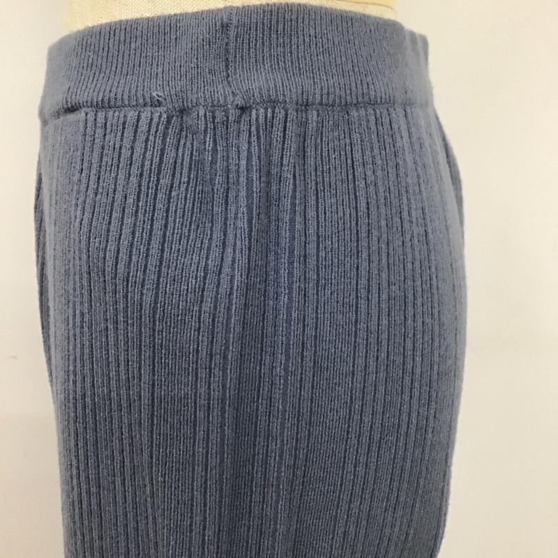 フリークスストア FREAK S STORE ボトムス ボトムス ニットパンツ FREE 無地 紺 / ネイビー /  レディース USED 古着 中古 10106432