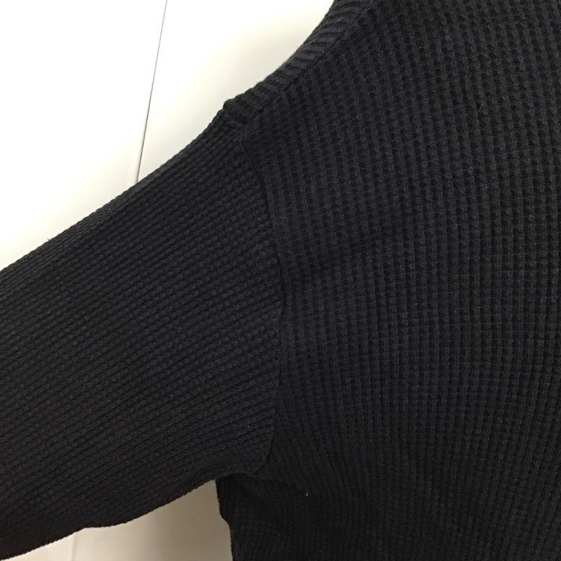 ハレ HARE カットソー 長袖 長袖カットソー クルーネックカットソー ロングスリーブカットソー プリントTシャツ M 無地 紺 / ネイビー /  メンズ USED 古着 中古 10119015