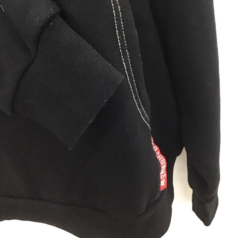 ロデオクラウンズ Rodeo Crowns パーカー 長袖 420css80-0020 長袖パーカー プルオーバーパーカー M 無地 黒 / ブラック /  レディース USED 古着 中古 10124743