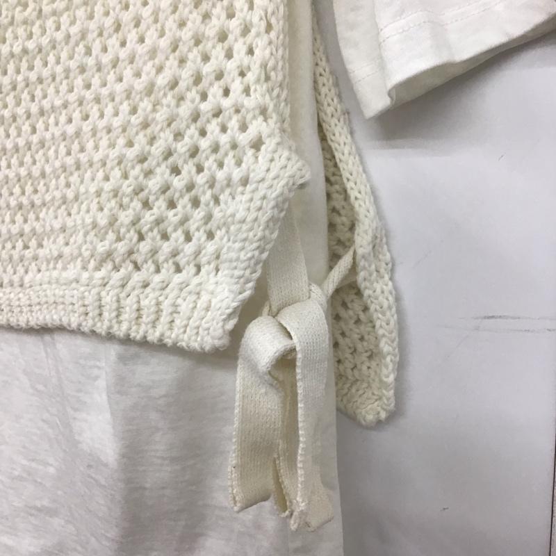 ザラ ZARA カットソー 半袖 S 無地 白 / ホワイト /  レディース USED 古着 中古 10140625