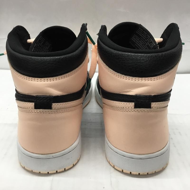 ナイキ NIKE スニーカー スニーカー 555088-081 AIR JORDAN 1 RETRO HIGH OG 28cm 28.0cm ロゴ、文字 黒 / ブラック / X 桃 / ピンク /  メンズ USED 古着 中古 10106867